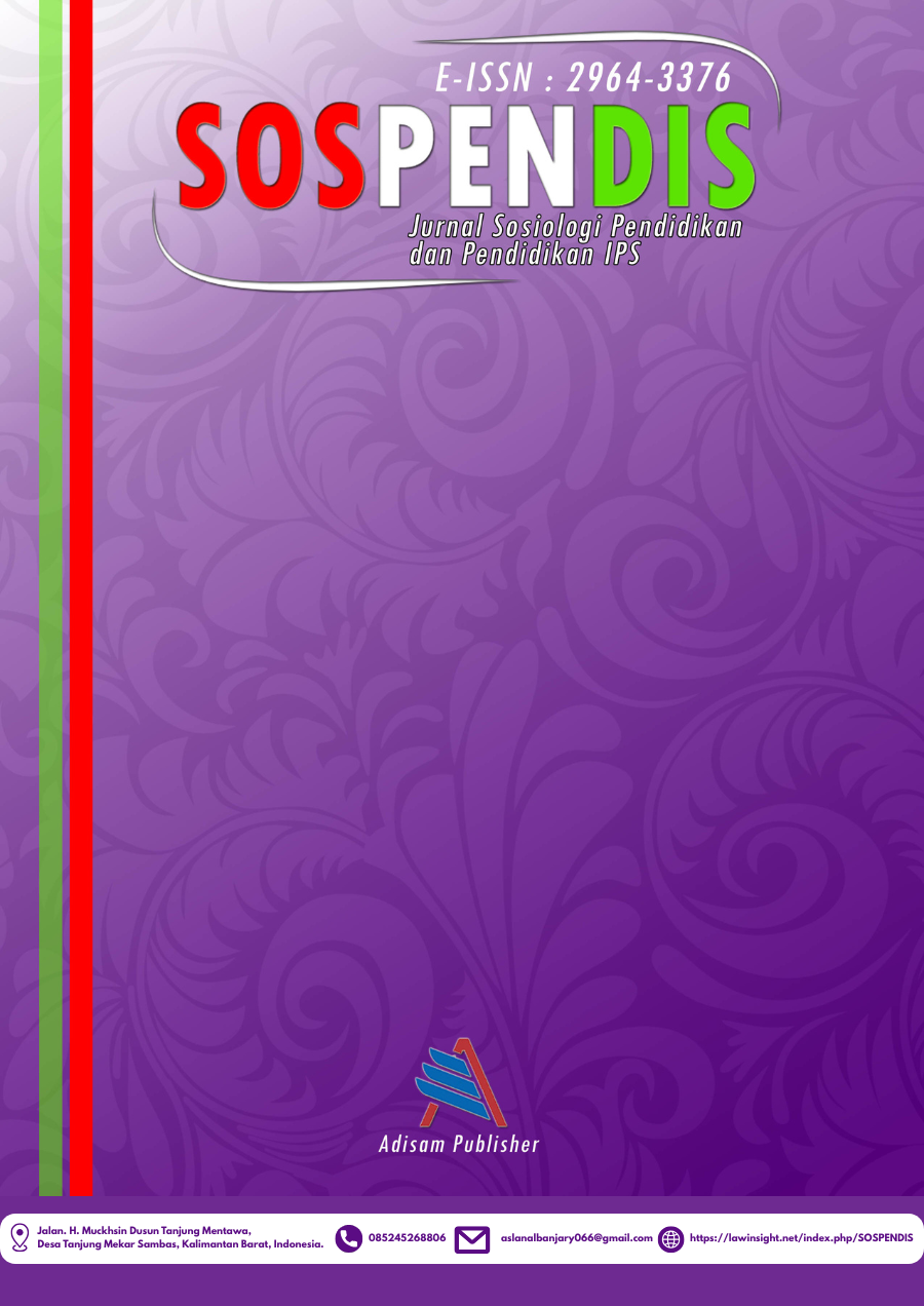 SOSPENDIS : Sosiologi Pendidikan dan Pendidikan IPS